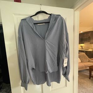 Free people light blue long sleeve
